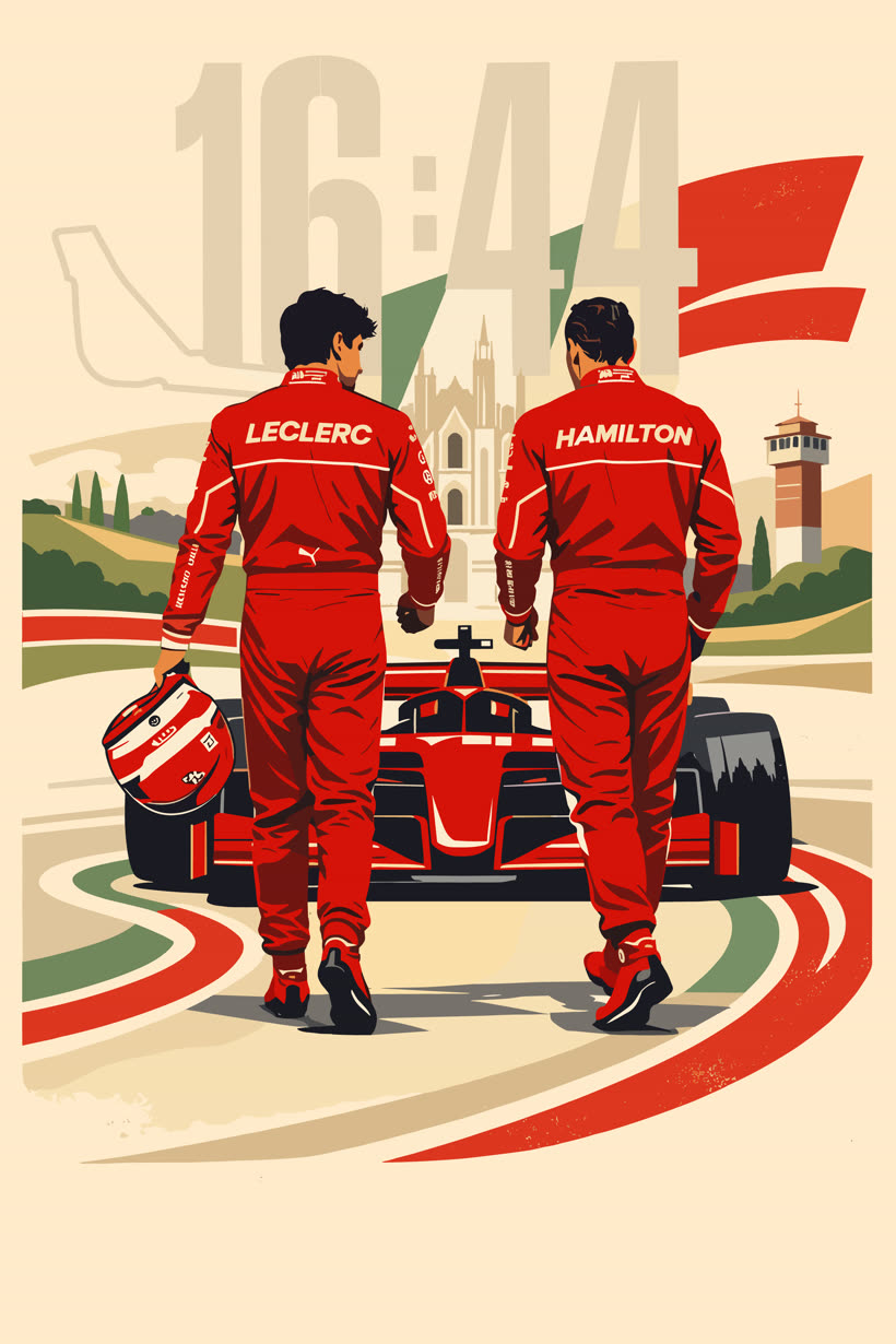 Estampa 16:44 — Ferrari